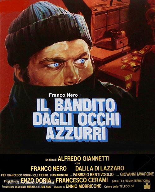 Il bandito dagli occhi azzurri - Italian Movie Poster