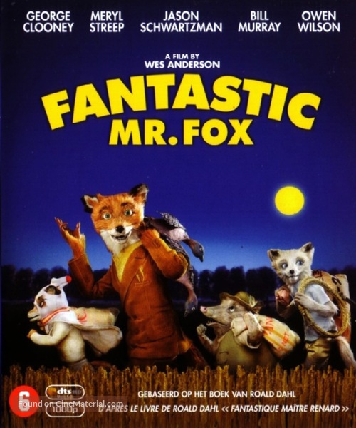 Fantastic Mr. Fox - Dutch Blu-Ray movie cover