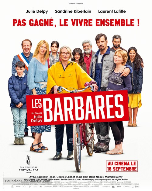 Les barbares - French Movie Poster