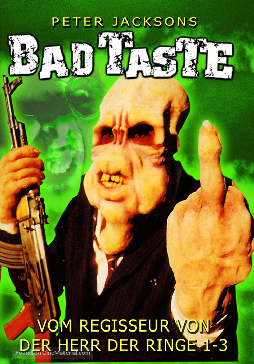 Bad Taste - German VHS movie cover