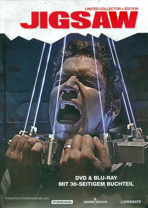 Jigsaw - German Blu-Ray movie cover