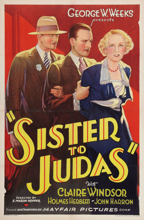 Sister to Judas - Movie Poster