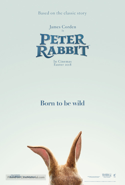 Peter Rabbit - British Teaser movie poster