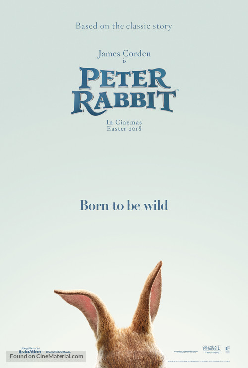 Peter Rabbit - British Teaser movie poster