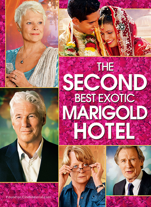 The Second Best Exotic Marigold Hotel - DVD movie cover