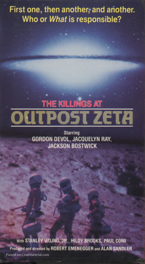 The Killings at Outpost Zeta - VHS movie cover