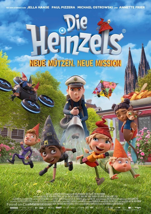 Die Heinzels 2: Neue M&uuml;tzen, Neue Mission - German Movie Poster