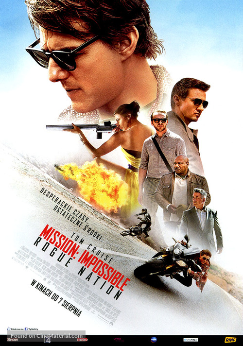 Mission: Impossible - Rogue Nation - Polish Movie Poster