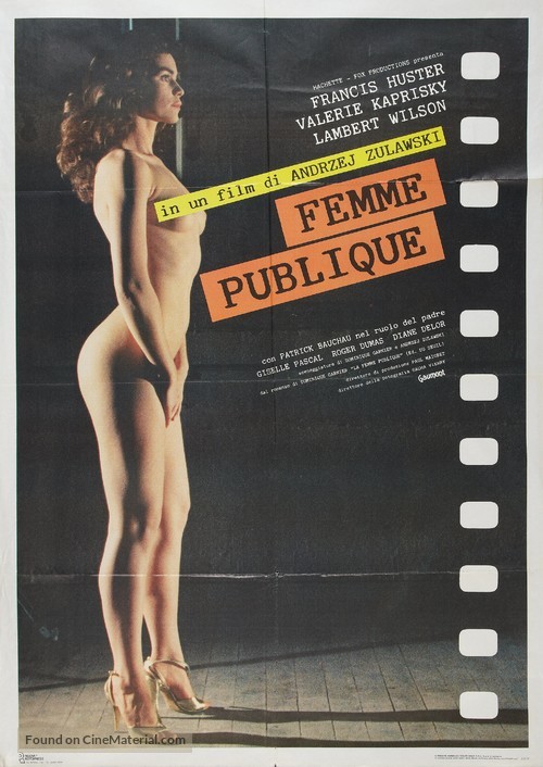 La femme publique - Italian Movie Poster