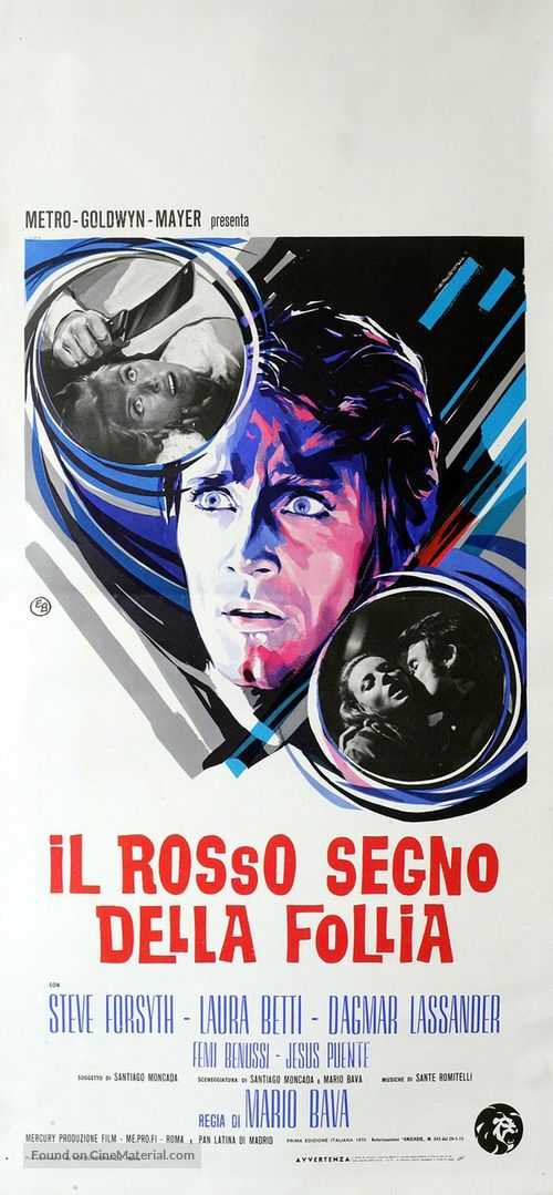 Rosso segno della follia, Il - Italian Movie Poster