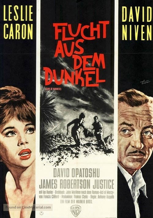 Guns of Darkness - German Movie Poster