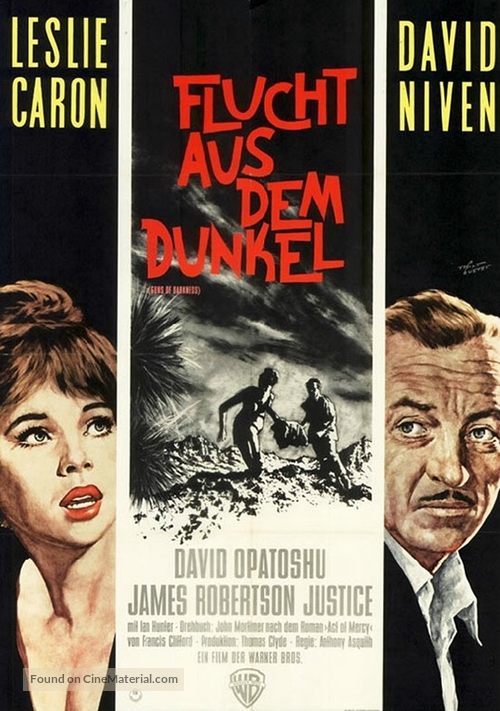 Guns of Darkness - German Movie Poster