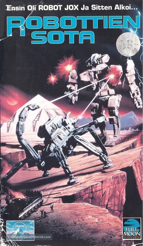 Robot Wars - Finnish VHS movie cover