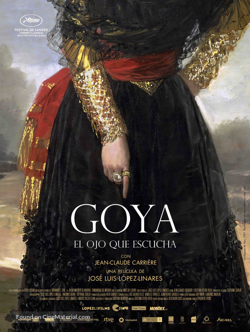 L&#039;Ombre de Goya par Jean-Claude Carri&egrave;re - Spanish Movie Poster