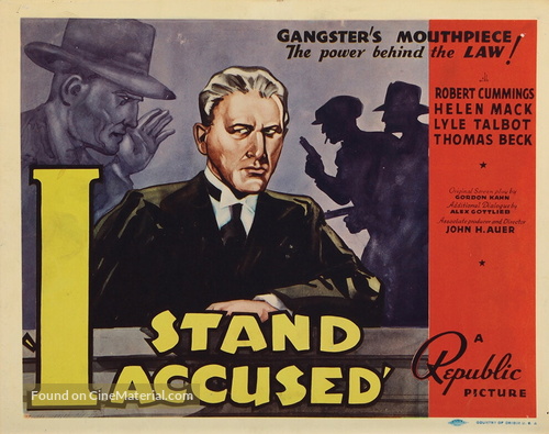 I Stand Accused - Movie Poster