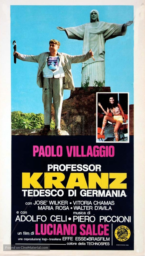 Professor Kranz tedesco di Germania - Italian Movie Poster