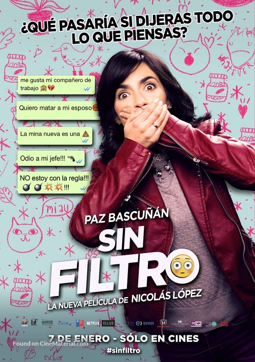 Sin Filtro - Chilean Movie Poster