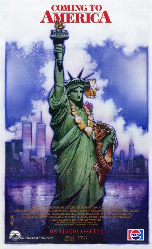 Coming To America - Video release movie poster