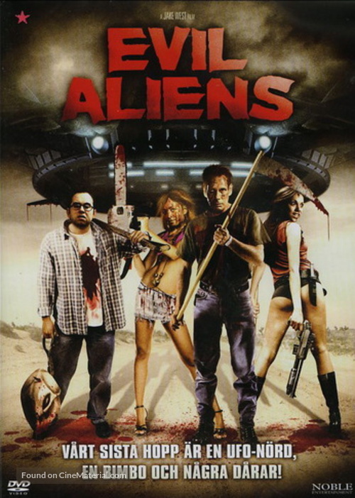 Evil Aliens - Swedish DVD movie cover