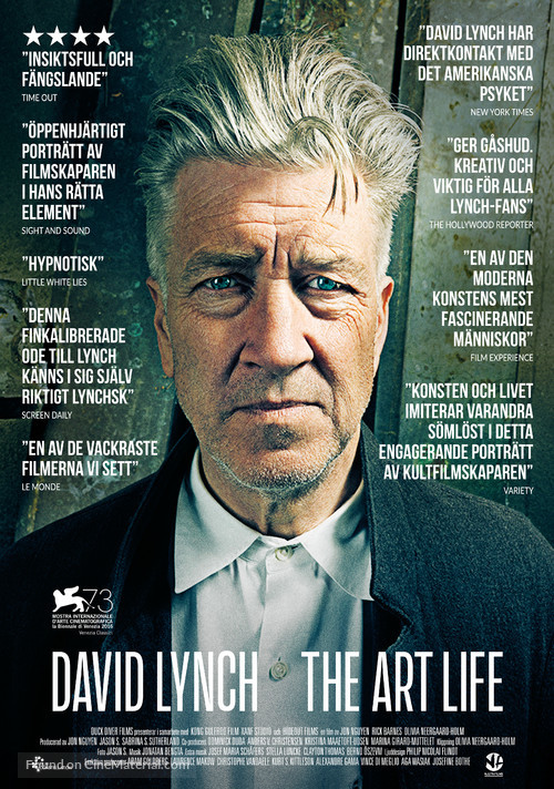 David Lynch The Art Life - Swedish Movie Poster