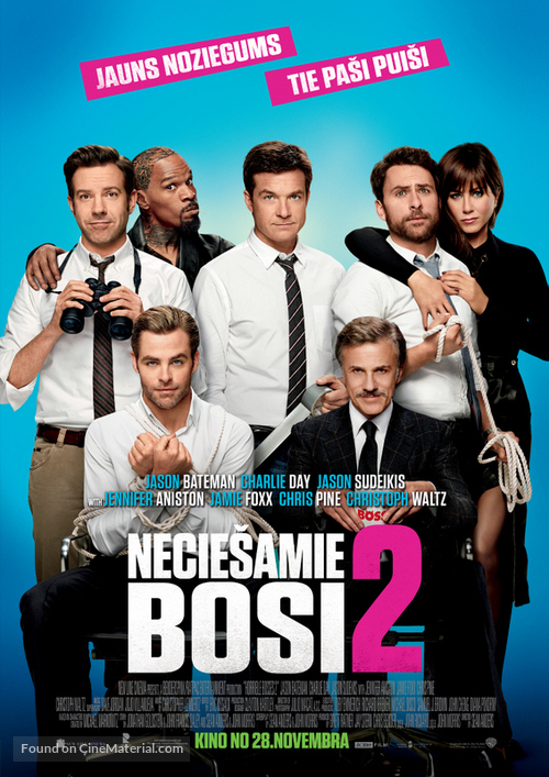 Horrible Bosses 2 - Latvian Movie Poster