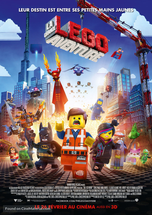 The Lego Movie - Belgian Movie Poster