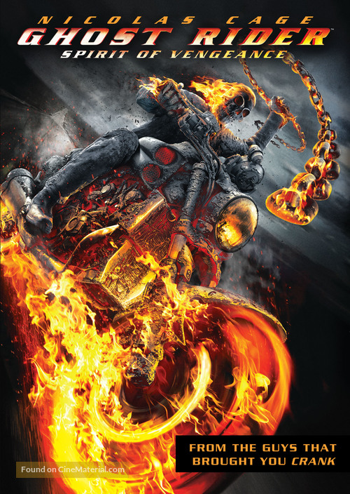 Ghost Rider: Spirit of Vengeance - DVD movie cover