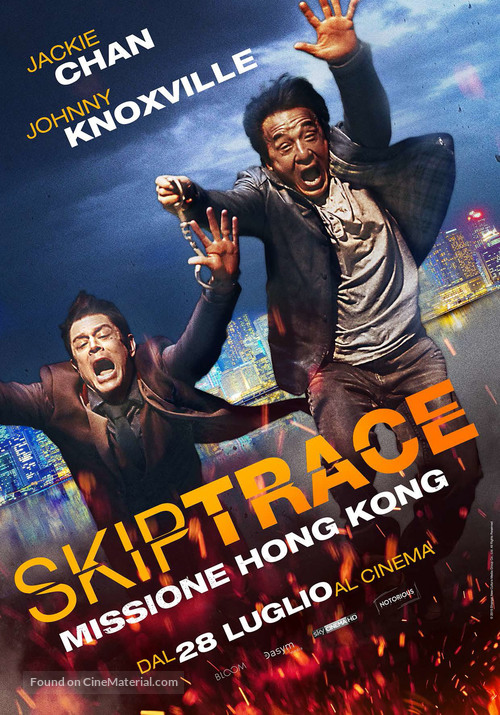 Skiptrace - Italian Movie Poster