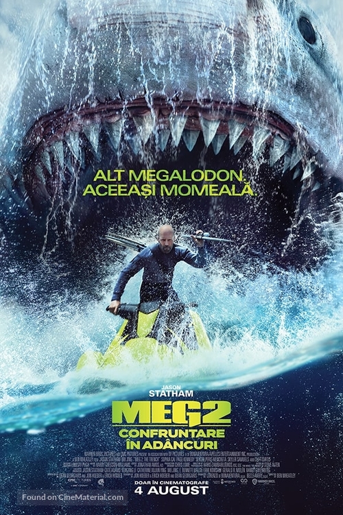 Meg 2: The Trench - Romanian Movie Poster