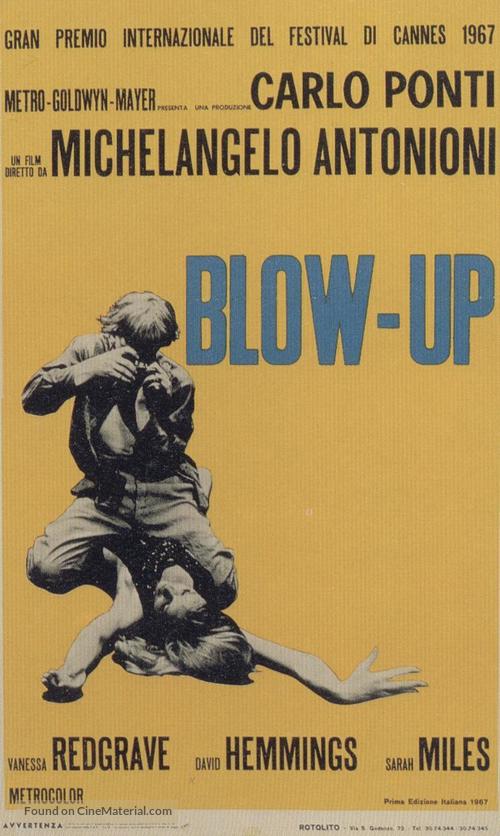 Blowup - Italian Movie Poster