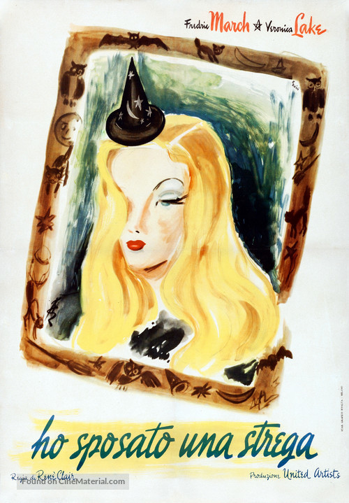 I Married a Witch - Italian Movie Poster