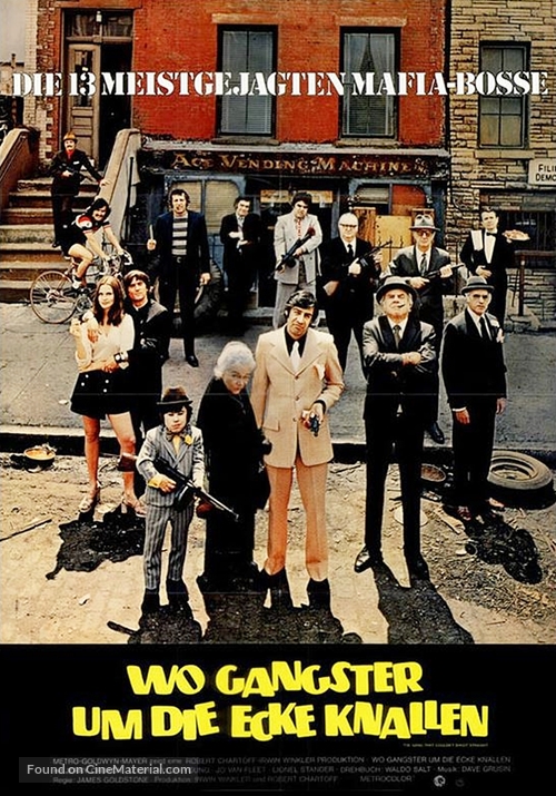 The Gang That Couldn&#039;t Shoot Straight - German Movie Poster