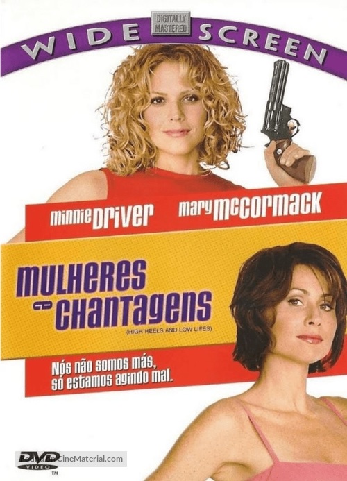 High Heels and Low Lifes - Brazilian DVD movie cover