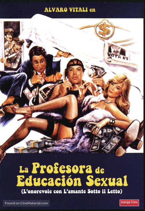 L&#039;onorevole con l&#039;amante sotto il letto - Spanish Movie Cover