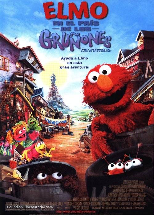 The Adventures of Elmo in Grouchland - Spanish Movie Poster