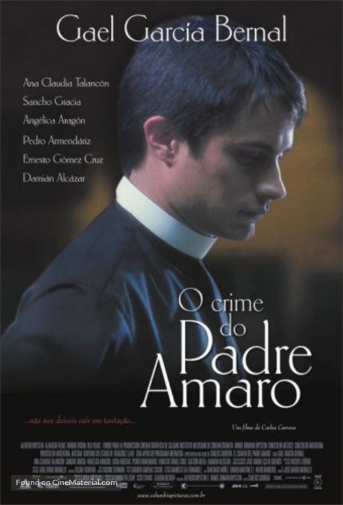 El crimen del Padre Amaro - Brazilian Movie Poster