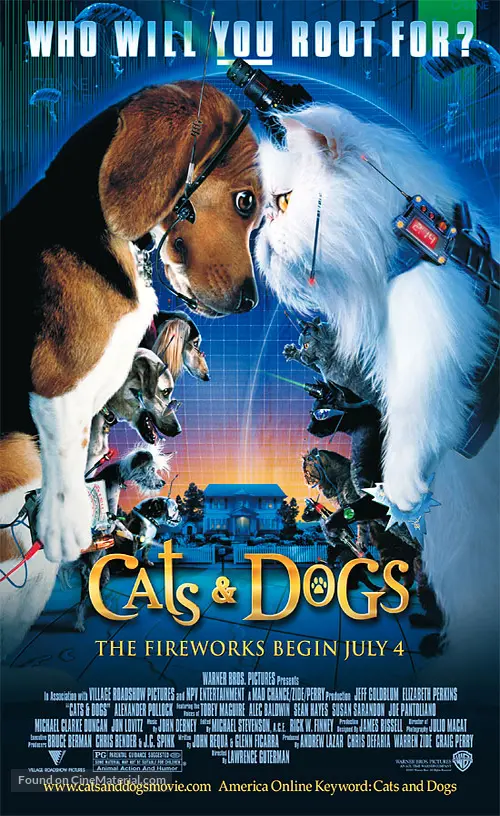 Cats Dogs 2001 Movie Poster Cats Dogs 2001 Movie Poster