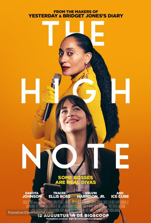 The High Note - Belgian Movie Poster