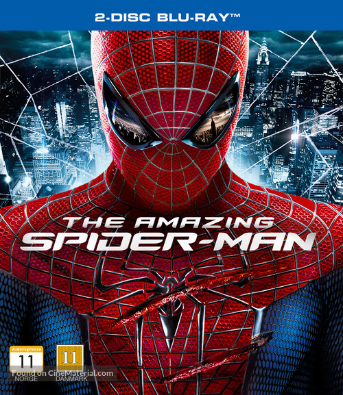 The Amazing Spider-Man - Norwegian Blu-Ray movie cover