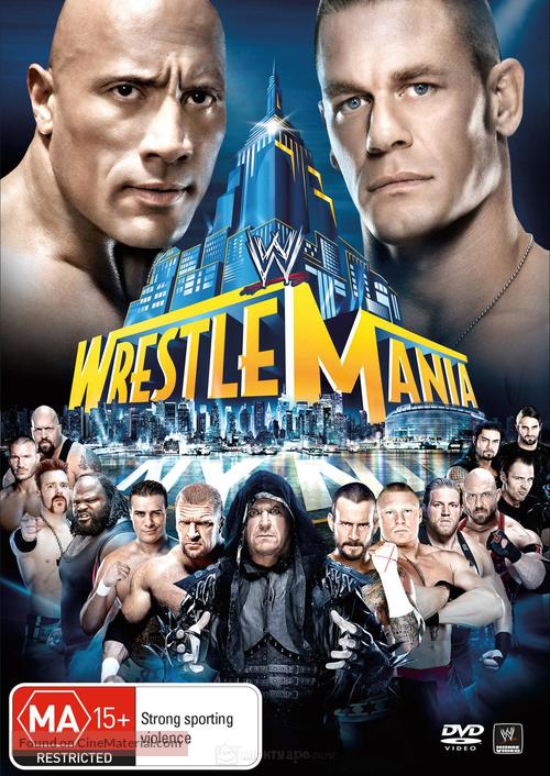 WWE WrestleMania XXIX - Australian Movie Cover