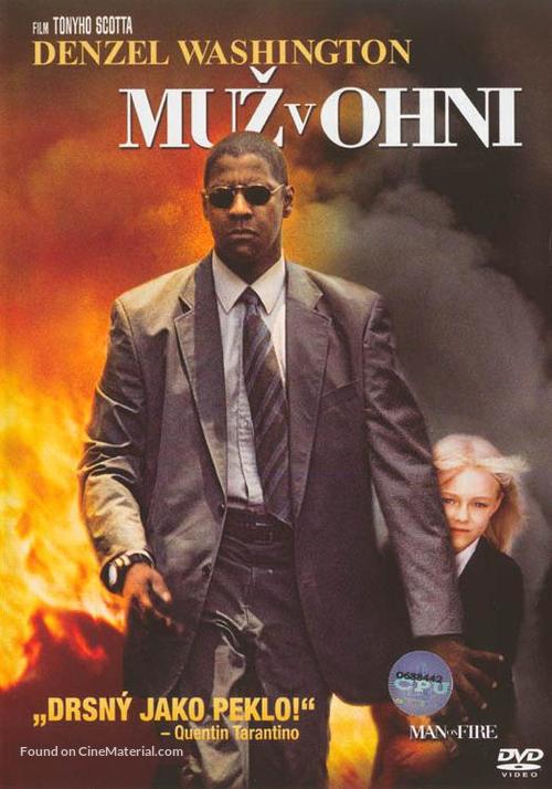Man on Fire - Czech DVD movie cover