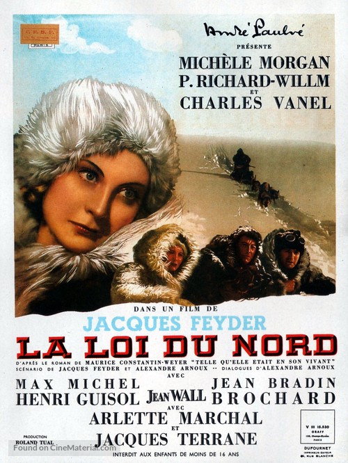 La loi du nord - French Movie Poster