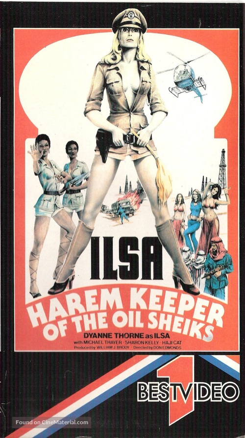 Ilsa, Harem Keeper of the Oil Sheiks - VHS movie cover