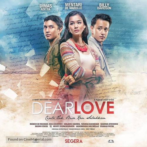 Dear Love - Indonesian Movie Poster