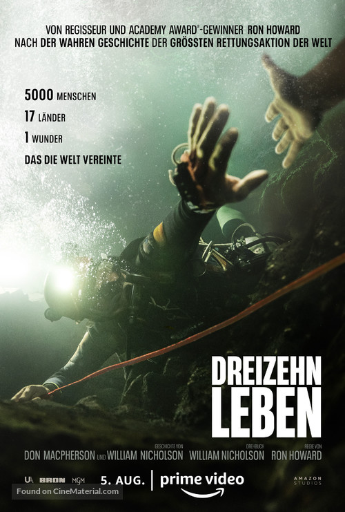 Thirteen Lives - German Movie Poster
