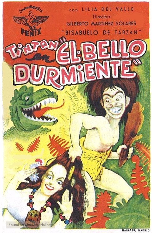 El bello durmiente - Mexican Movie Poster