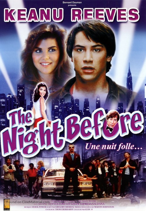 The Night Before - French DVD movie cover