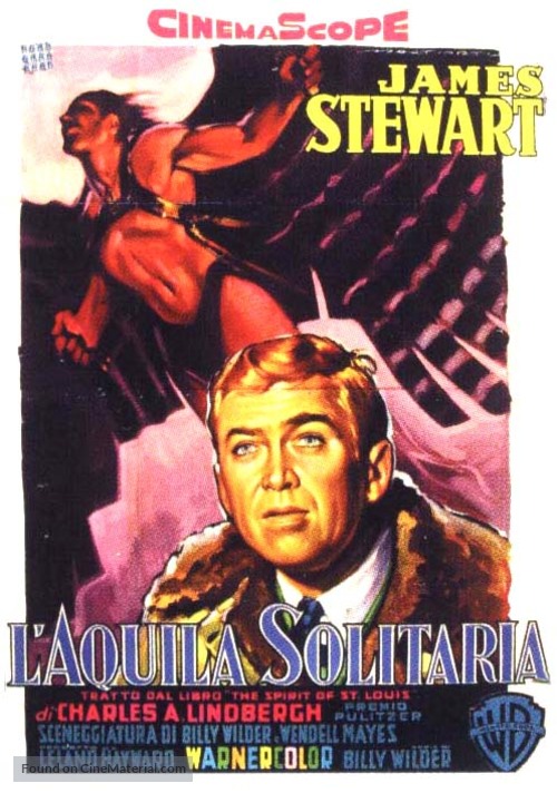 The Spirit of St. Louis - Italian Movie Poster