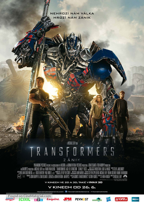 Transformers: Age of Extinction - Czech Movie Poster