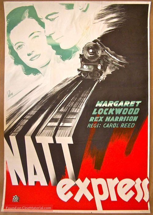 Night Train to Munich - Swedish Movie Poster